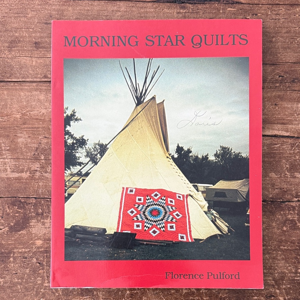 Vintage Morning Star Quilts by Florence Pulford - 1989- Native American Folk Art